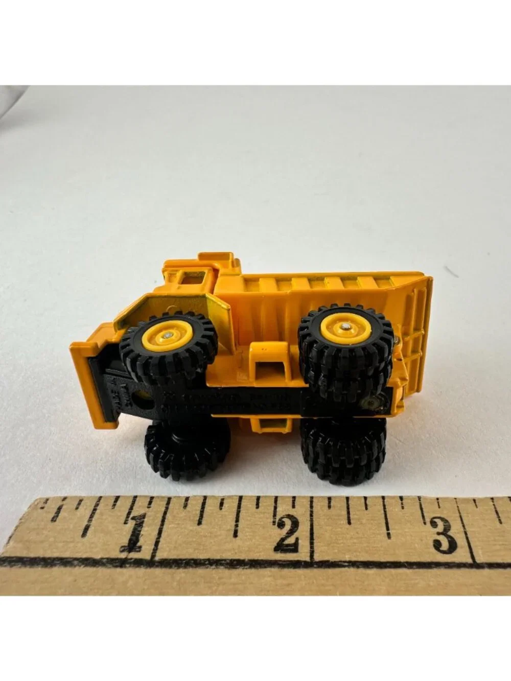 Vintage Tomica Japan TOMY 1:119 Off Road Dump Truck F22 Yellow